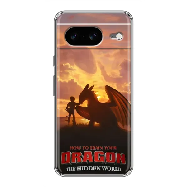 Чехол с рисунком «Постер Беззубика» для Google Pixel 8 Чехол с рисунком «Постер Беззубика» для Google Pixel 8