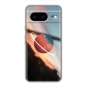 Чохол (ТПУ) з планетами на Google Pixel 8 (Сатурн)
