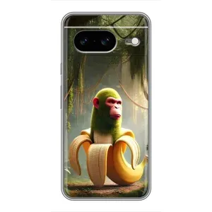 Чехол с мемами тралалело тралала для Google Pixel 8 (Шимпанзини бананини)