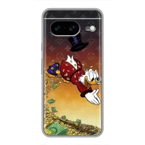 Силиконовый чехол для Google Pixel 8 (Скрудж Луи Виттон)