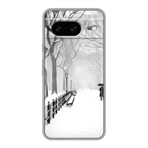 Чехлы на Новый Год Google Pixel 8 (Снегом замело)