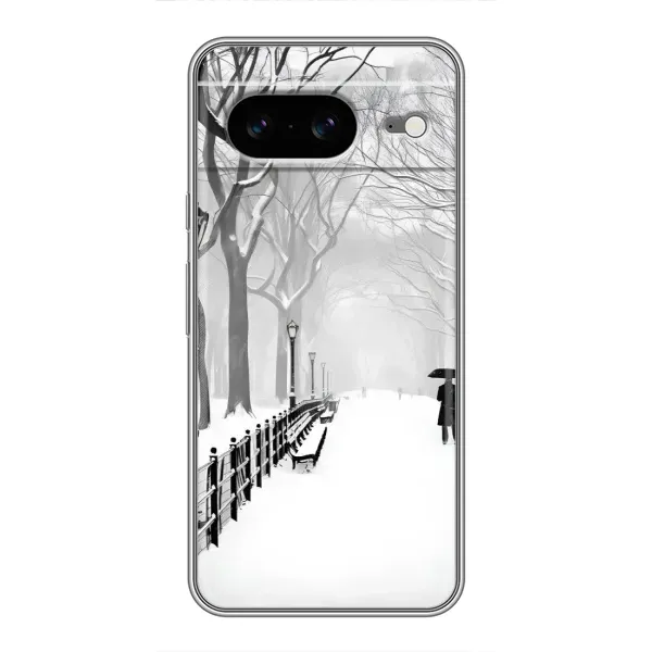Чехол с рисунком «Снегом замело» для Google Pixel 8