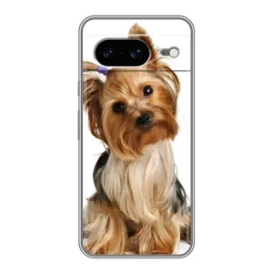 Чехол (ТПУ) Милые собачки для Google Pixel 8 (Собака Терьер)
