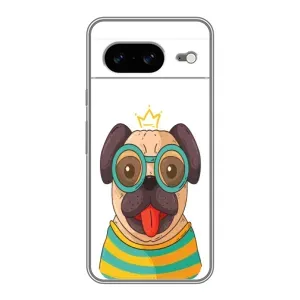 Бампер для Google Pixel 8 с картинкой "Песики" (Собака Король)