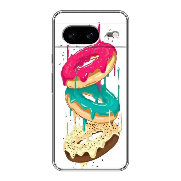 Чехол с рисунком «Сочные пончики» для Google Pixel 8