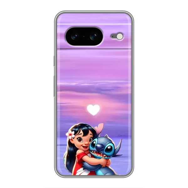 Чехол с рисунком «Стич и Лило» для Google Pixel 8 Чехол с рисунком «Стич и Лило» для Google Pixel 8