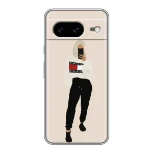 Силіконовый Чохол на Google Pixel 8 з картинкой Модных девушек (Стильна)