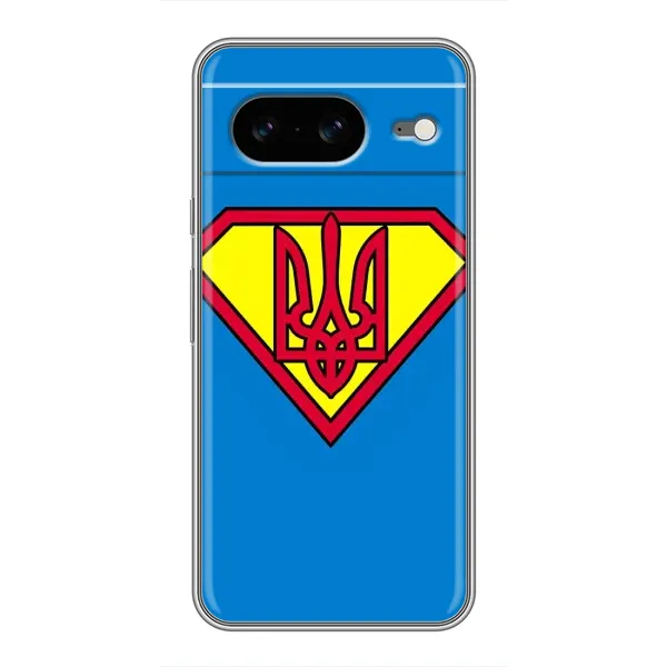 Чехол с рисунком «Super - Герб» для Google Pixel 8 Чехол с рисунком «Super - Герб» для Google Pixel 8