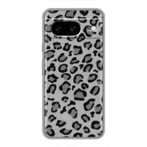 Чохол з леопардовим принтом на Google Pixel 8 (Темний леопард)
