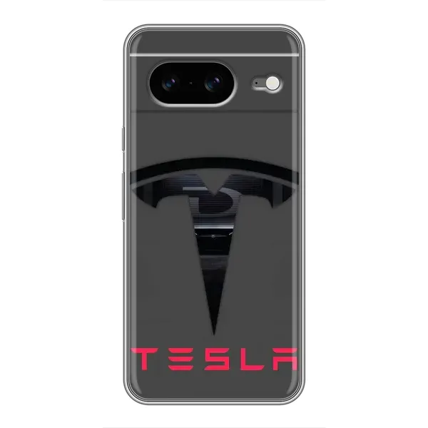 Чехол с рисунком «Logo TESLA» для Google Pixel 8 Чехол с рисунком «Logo TESLA» для Google Pixel 8