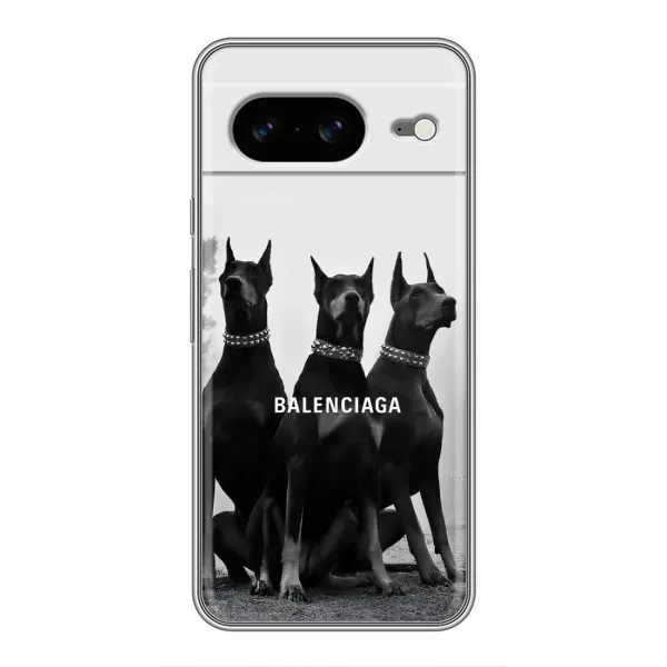 Чехол с рисунком «Три добермана» для Google Pixel 8 Чехол с рисунком «Три добермана» для Google Pixel 8