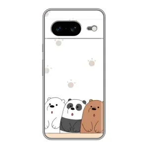 Чохли з зображенням різних тварин на Google Pixel 8 (Здивовані ведмедики)
