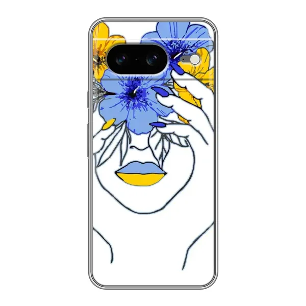 Чехол с рисунком «Украинка на всю голову» для Google Pixel 8 Чехол с рисунком «Украинка на всю голову» для Google Pixel 8
