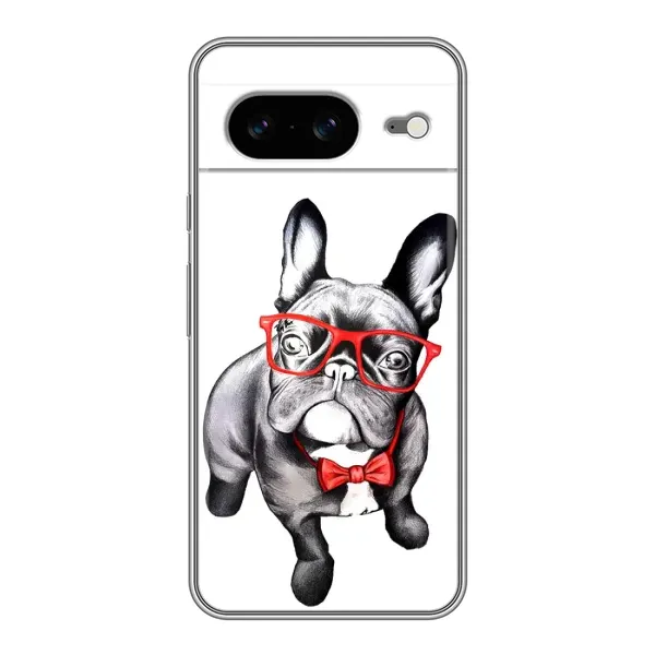 Чехол с рисунком «В очках» для Google Pixel 8 Чехол с рисунком «В очках» для Google Pixel 8