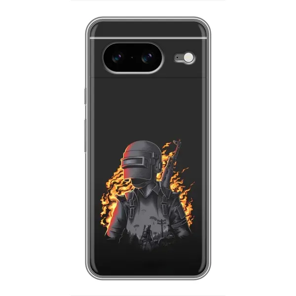 Чехол с рисунком «В огне» для Google Pixel 8 Чехол с рисунком «В огне» для Google Pixel 8