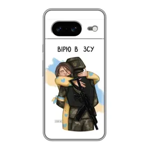Патриотический Чехол для Google Pixel 8 (Верим в ЗСУ)