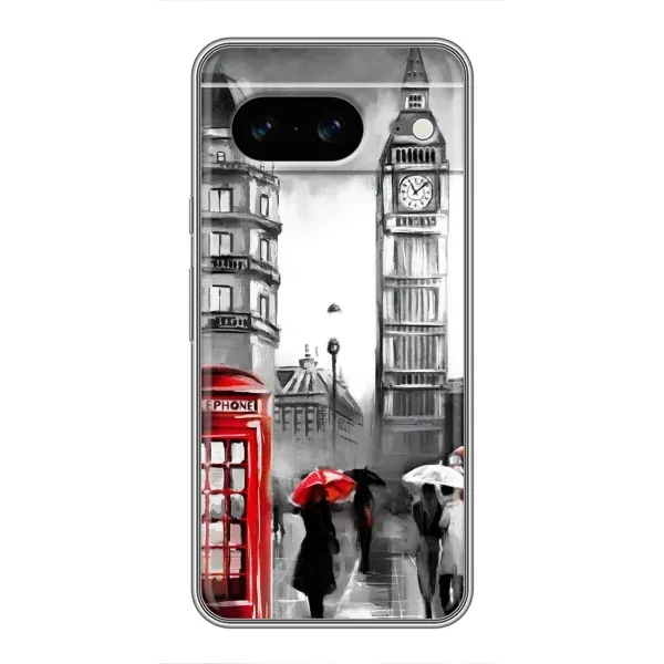Чохол з малюнком «Вид на Біг Бен» для Google Pixel 8