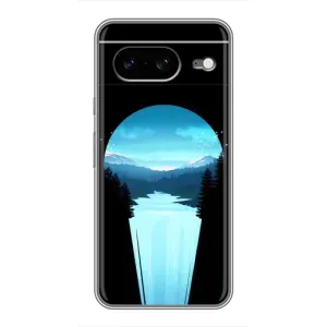 Літній Чохол на Google Pixel 8 (Синій Водоспад)