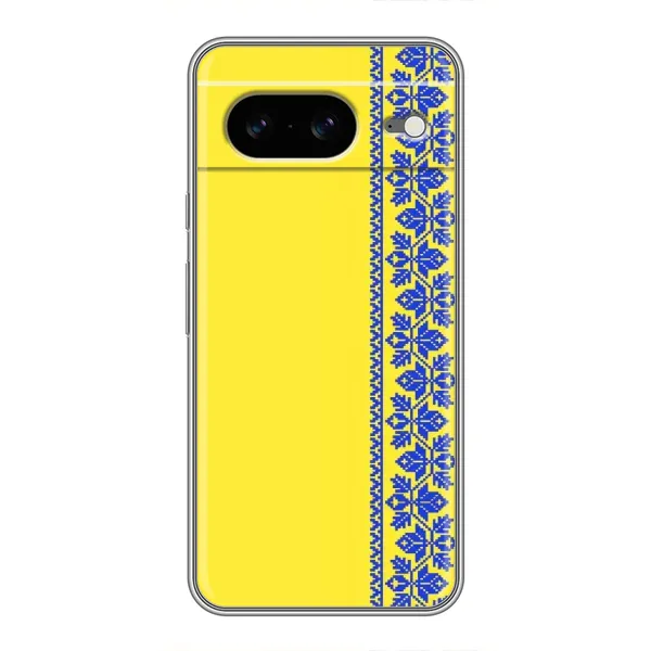 Чехол с рисунком «Вышиванка на желтом» для Google Pixel 8 Чехол с рисунком «Вышиванка на желтом» для Google Pixel 8