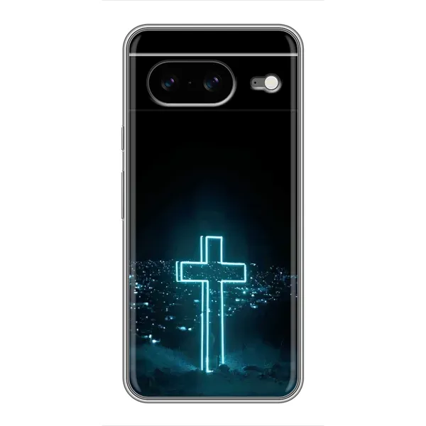 Чехол с рисунком «Яркий Крест» для Google Pixel 8 Чехол с рисунком «Яркий Крест» для Google Pixel 8
