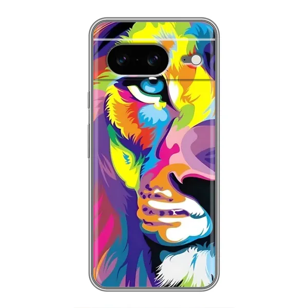 Чехол с рисунком «Яркий Лев» для Google Pixel 8