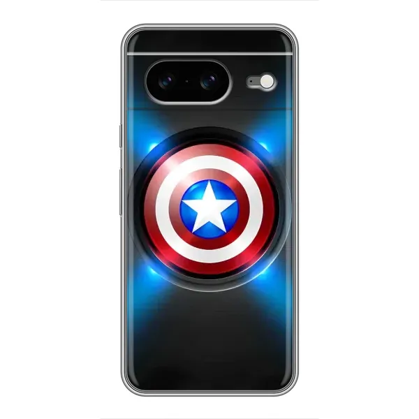 Чохол з малюнком «Яскраий Щит Капітана» для Google Pixel 8 Чохол з малюнком «Яскраий Щит Капітана» для Google Pixel 8