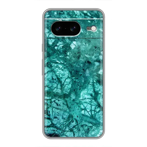 Чехол с рисунком «Зеленый мрамор» для Google Pixel 8 Чехол с рисунком «Зеленый мрамор» для Google Pixel 8