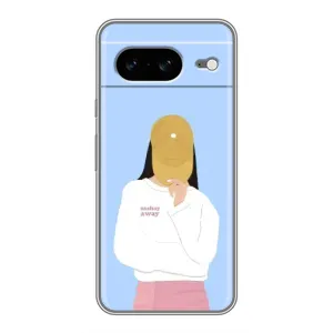 Силіконовый Чохол на Google Pixel 8 з картинкой Модных девушек (Жовта кепка)