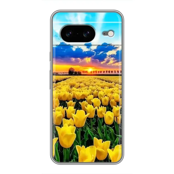 Чехол с рисунком «Желтые тюльпаны» для Google Pixel 8