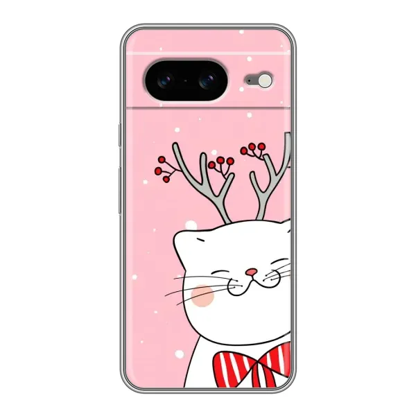 Чехол с рисунком «Зимний кот» для Google Pixel 8 Чехол с рисунком «Зимний кот» для Google Pixel 8