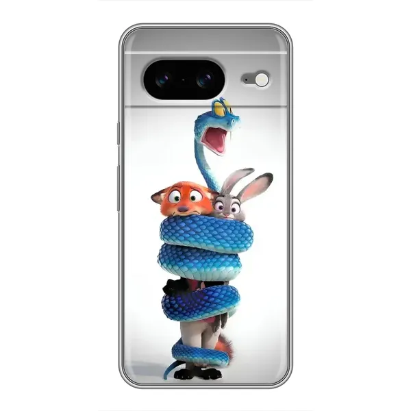 Чехол с рисунком «Змея Зоо» для Google Pixel 8 Чехол с рисунком «Змея Зоо» для Google Pixel 8