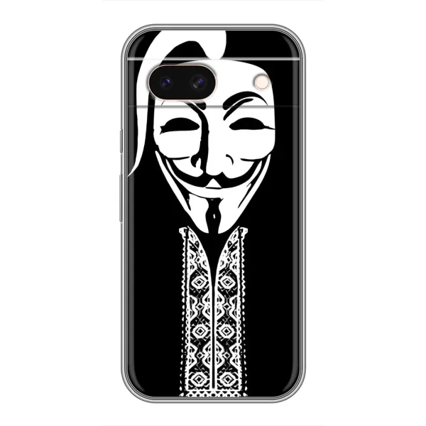 Чехол с рисунком «Анонимус» для Google Pixel 8A Чехол с рисунком «Анонимус» для Google Pixel 8A