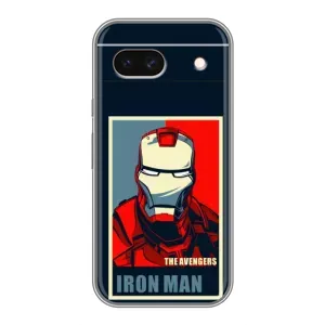 Чехол Супергерой Железный человек на Google Pixel 8A (Art Iron man)