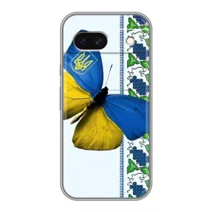 Чохол з Українською символікою на Гугл Піксель 8А (Метелик)