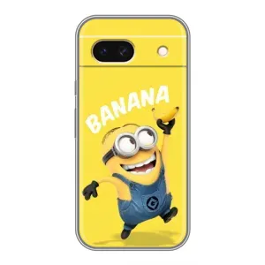 Мультяшный принт на Чехол для Гугл Пиксель 8А (Banana)
