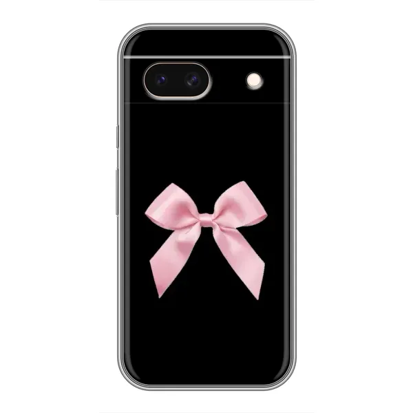 Чехол с рисунком «Бант на черном» для Google Pixel 8A