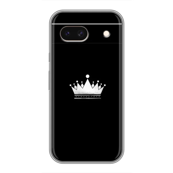 Чехол с рисунком «Белая корона» для Google Pixel 8A Чехол с рисунком «Белая корона» для Google Pixel 8A