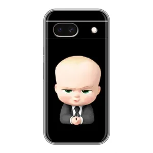 Мультяшный принт на Чехол для Гугл Пиксель 8А (Бос)