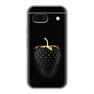 Чехол с изображением  вкусной еды для Google Pixel 8A (Чёрная клубника)