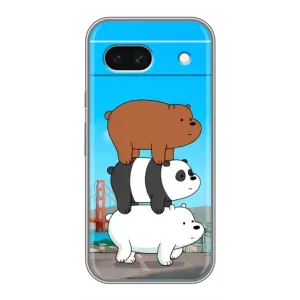 Чехлы с Пандами на Google Pixel 8A (Друзья)