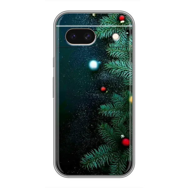 Чехол с рисунком «Елка» для Google Pixel 8A