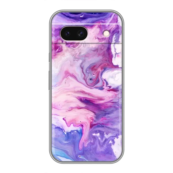 Чехол с рисунком «Фиолетовый мрамор» для Google Pixel 8A Чехол с рисунком «Фиолетовый мрамор» для Google Pixel 8A