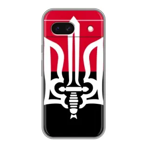 Чехлы УПА (Красно-Чёрный) на Google Pixel 8A (Герб Украины)