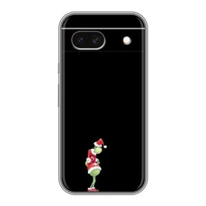 Чохол з малюнком «Грінч на чорному» для Google Pixel 8A