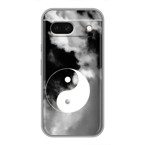 Чехол с рисунком «Инь-Янь» для Google Pixel 8A Чехол с рисунком «Инь-Янь» для Google Pixel 8A