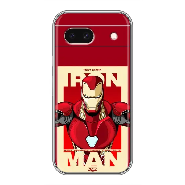 Чехол с рисунком «Iron man» для Google Pixel 8A Чехол с рисунком «Iron man» для Google Pixel 8A
