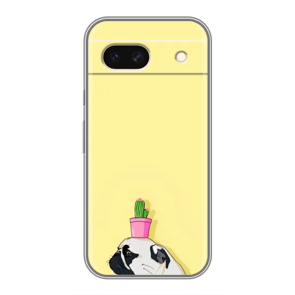 Чехол с рисунком «Кактус на голове» для Google Pixel 8A