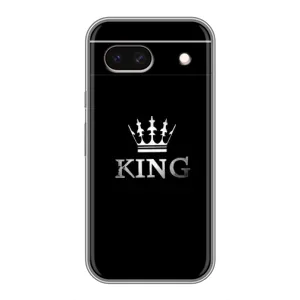 Чехол (Корона на чёрном фоне) для Гугл Пиксель 8А (KING)