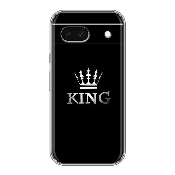 Чехол с рисунком «KING» для Google Pixel 8A Чехол с рисунком «KING» для Google Pixel 8A