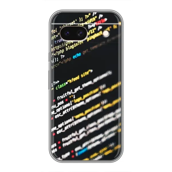 Чехол с рисунком «Код» для Google Pixel 8A Чехол с рисунком «Код» для Google Pixel 8A